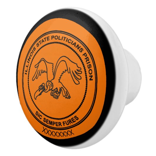 Politici in Illinois, gevangenis Keramische Knop (Rechts)