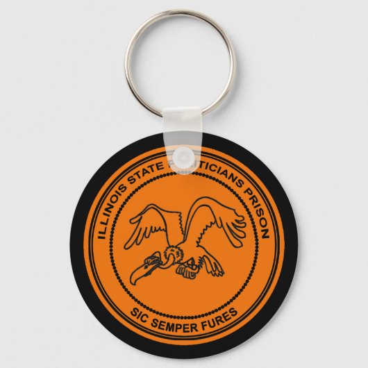 Politici in Illinois, gevangenis Sleutelhanger (Voorkant)