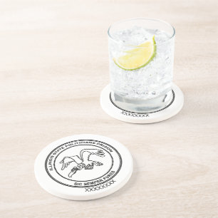 Politici in Illinois, gevangenis Zandsteen Onderzetter