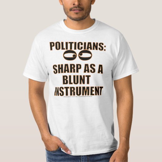 Politici IQ T-shirt (Voorkant)