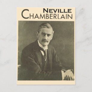  politici, Neville Chamberlain Briefkaart