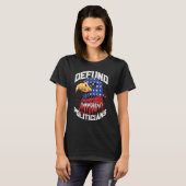 Politici verdedigen t-shirt (Voorkant volledig)