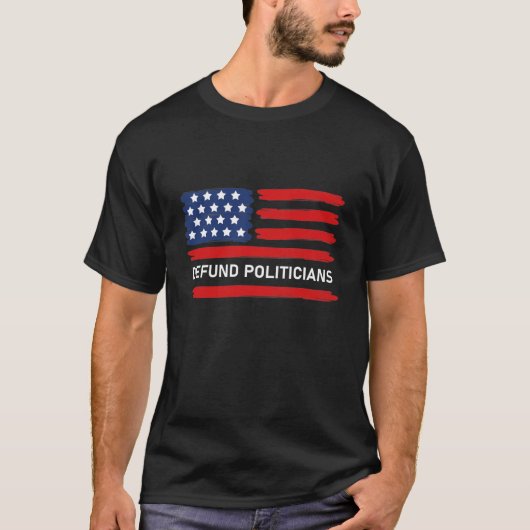 Politici verdedigen t-shirt (Voorkant)