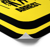 Politici waarschuwen Poster (Hoek)