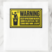 Politici waarschuwen Sticker (Tas)