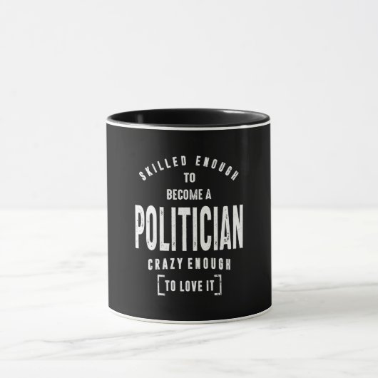 Politici Werkgelegenheid Titel Cadeau Mok (Midden)