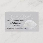 Politician Visitekaartje (Achterkant)