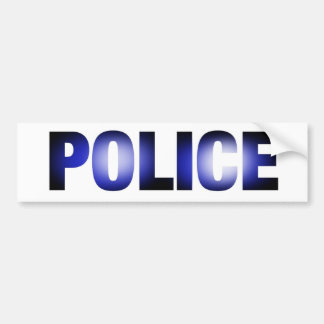 Politie 3 bumpersticker