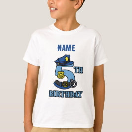 Politie 5e verjaardag t-shirt