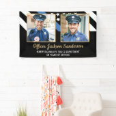 Politie Academie Afstuderen Party Flag 2 Foto Spandoek (Insitu)