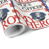 Politie Afdeling Gift Wrap - SRF Cadeaupapier (Rol Hoek)