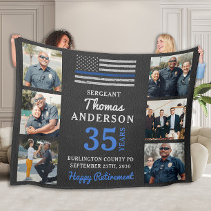 Politie Aflossing 6 Fotowetshandhavingsfunctionari Fleece Deken