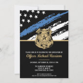 Politie Afstuderen Blauwe Lijn Vlaggenwet Handhavi Kaart (Voorkant)