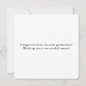 Politie Afstuderen Blue Line wetshandhaving Kaart (Achterkant)