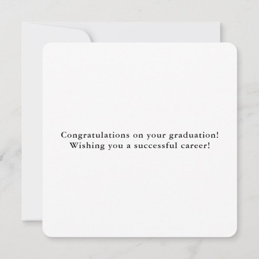 Politie Afstuderen Blue Line wetshandhaving Kaart (Achterkant)