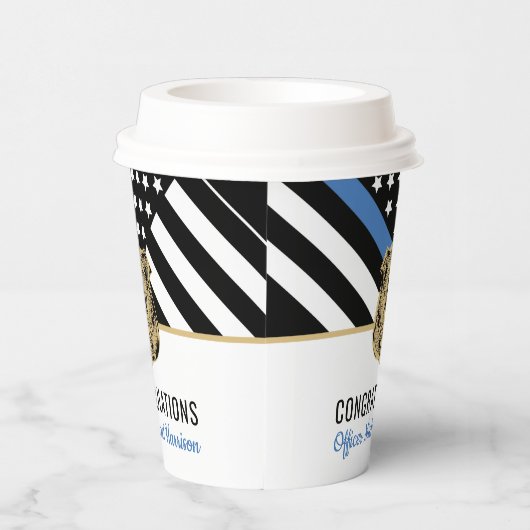 Politie Afstuderen voor blauwe lijn Vlaggenwet han Papieren Bekers (Rechts)