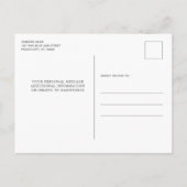 Politie Afstuderen Wetshandhaving Aankondigingskaart (Achterkant)