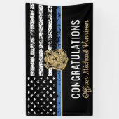 Politie Afstuderen Wetshandhavingsambtenaar Partij Spandoek (Verticaal)