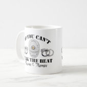 Politie als je niet kan lopen. koffiemok (Voorkant links)