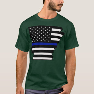 Politie Arkansas vlag Tshirt