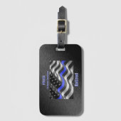 politie bagagelabel (Voorkant (verticaal))