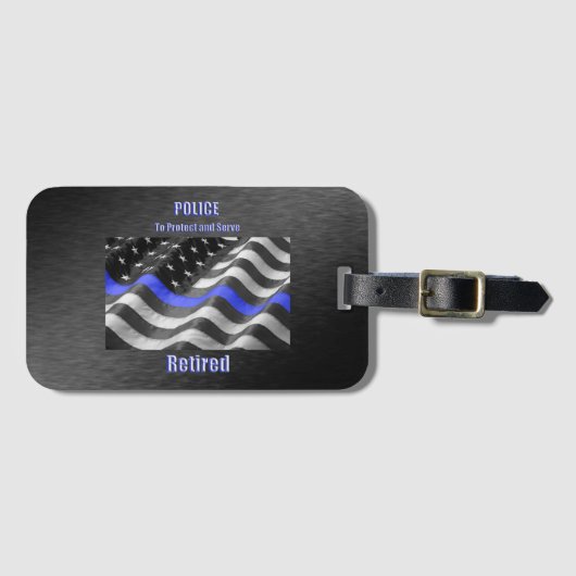 politie bagagelabel (Voorkant (horizontaal))