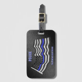 politie bagagelabel (Voorkant (verticaal))