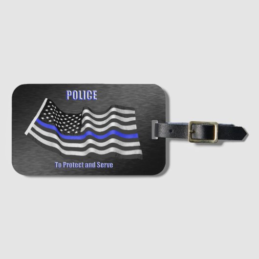 politie bagagelabel (Voorkant (horizontaal))