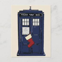 Politie belt met kerstbox feestdagenkaart