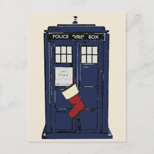 Politie belt met kerstbox feestdagenkaart