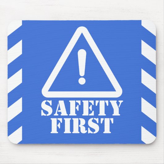 Politie Blauwe Veiligheid eerst Muismat (Voorkant)