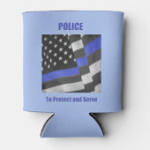 politie blikjeskoeler (Voorkant)