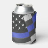 politie blikjeskoeler (Blikje Voorkant)