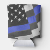 politie blikjeskoeler (Achterkant)