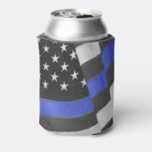 politie blikjeskoeler (Blikje Achterkant)