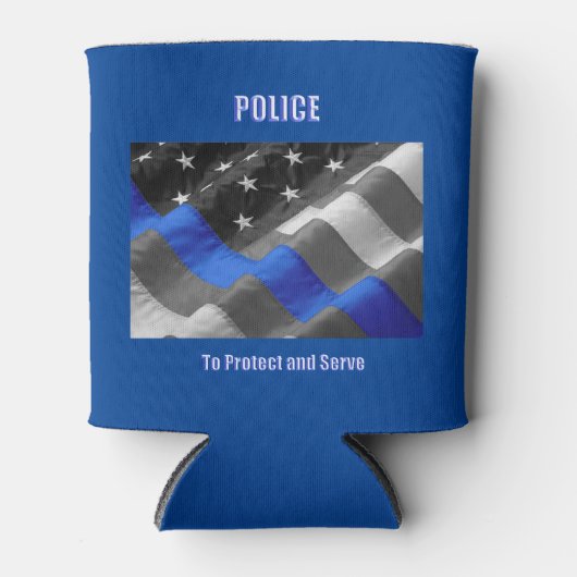 politie blikjeskoeler (Voorkant)