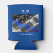 politie blikjeskoeler (Achterkant)