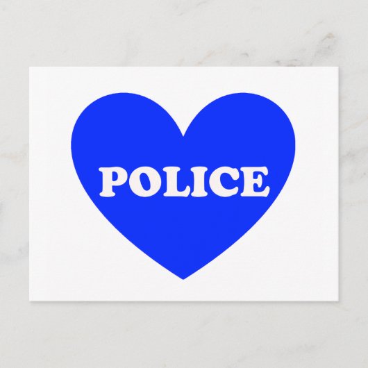 politie briefkaart (Voorkant)
