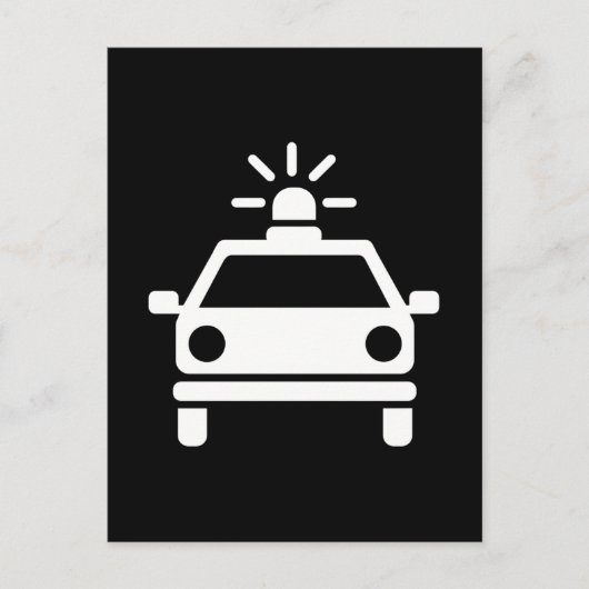 politie briefkaart (Voorkant)