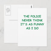 politie briefkaart (Voorkant / Achterkant)