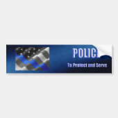 politie bumpersticker (Voorkant)