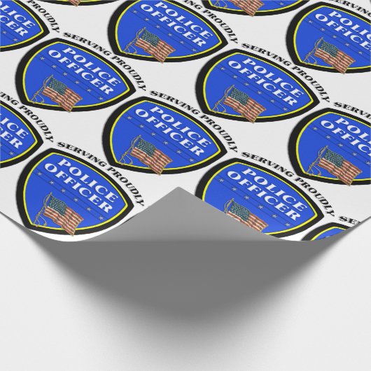 politie cadeaupapier (Hoek)