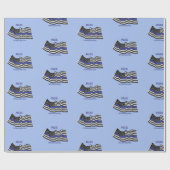 politie cadeaupapier (Vlak)