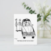 Politie Cartoon 4821 Briefkaart (Staand voorkant)