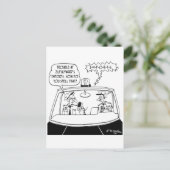 Politie Cartoon 5125 Briefkaart (Staand voorkant)