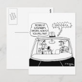 Politie Cartoon 5125 Briefkaart (Voorkant / Achterkant)