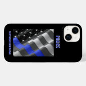 politie Case-Mate iPhone case (Achterkant (horizontaal))