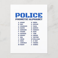 Politie Communicatie Tool - A tot Z Alfabet