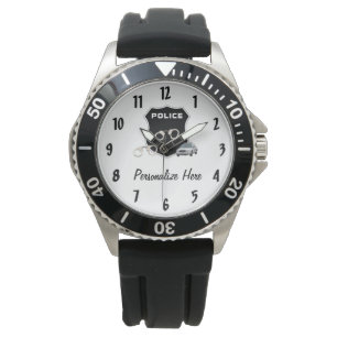 Politie Cops Logo Horloge