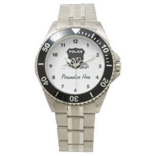 Politie Cops Logo Horloge
